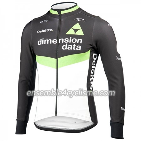 Maillot Cyclisme 2017 Dimension Data Manches Longues N001